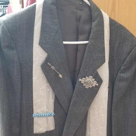 VINTAGE Upcycled Blazer/Jacket - Picture 1 of 8